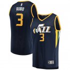 Camiseta Ricky Rubio 3 Utah Jazz Icon Edition Armada Hombre